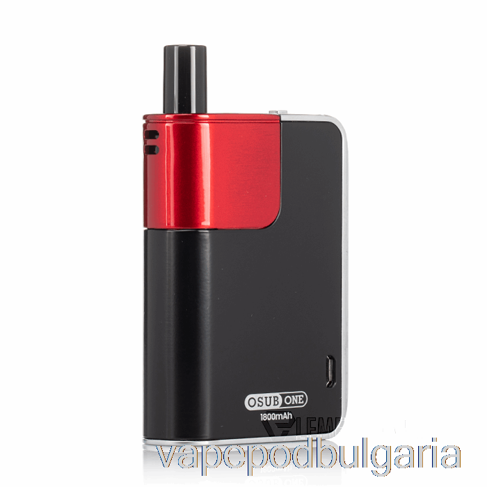 Vape 10000 Дръпки Smok Osub One 40w Pod System Black Red